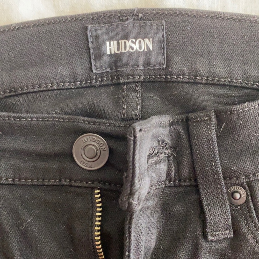 Hudson black skinny jeans